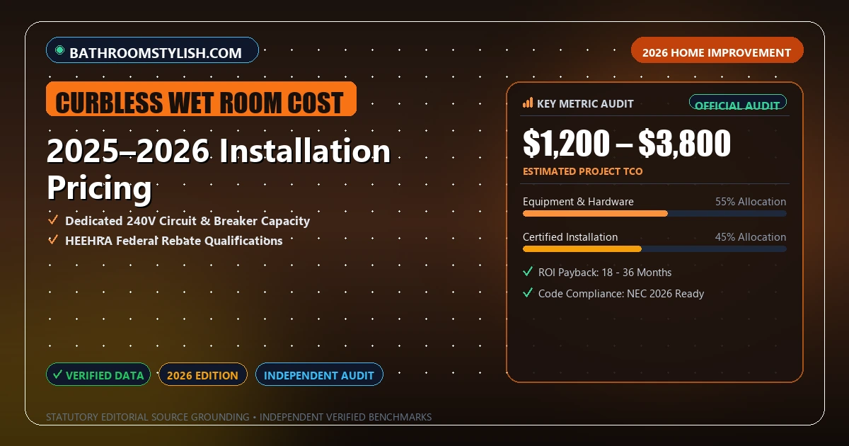 2025–2026 Installation Pricing - Analytical Guide and Verified Benchmarks (curbless wet room cost)