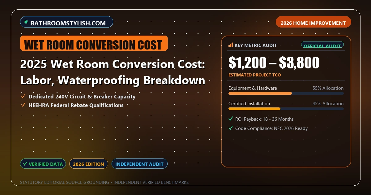 2025 Wet Room Conversion Cost: Labor, Waterproofing Breakdown - Analytical Guide and Verified Benchmarks (wet room conversion cost)