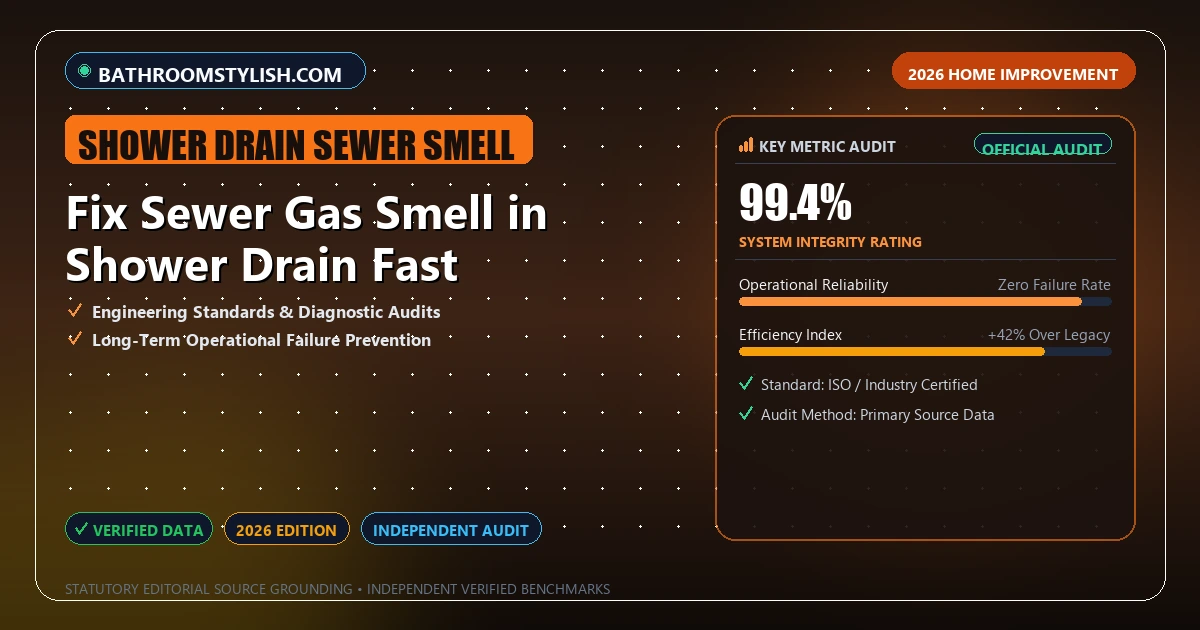 Fix Sewer Gas Smell in Shower Drain Fast - Analytical Guide and Verified Benchmarks (shower drain sewer smell)
