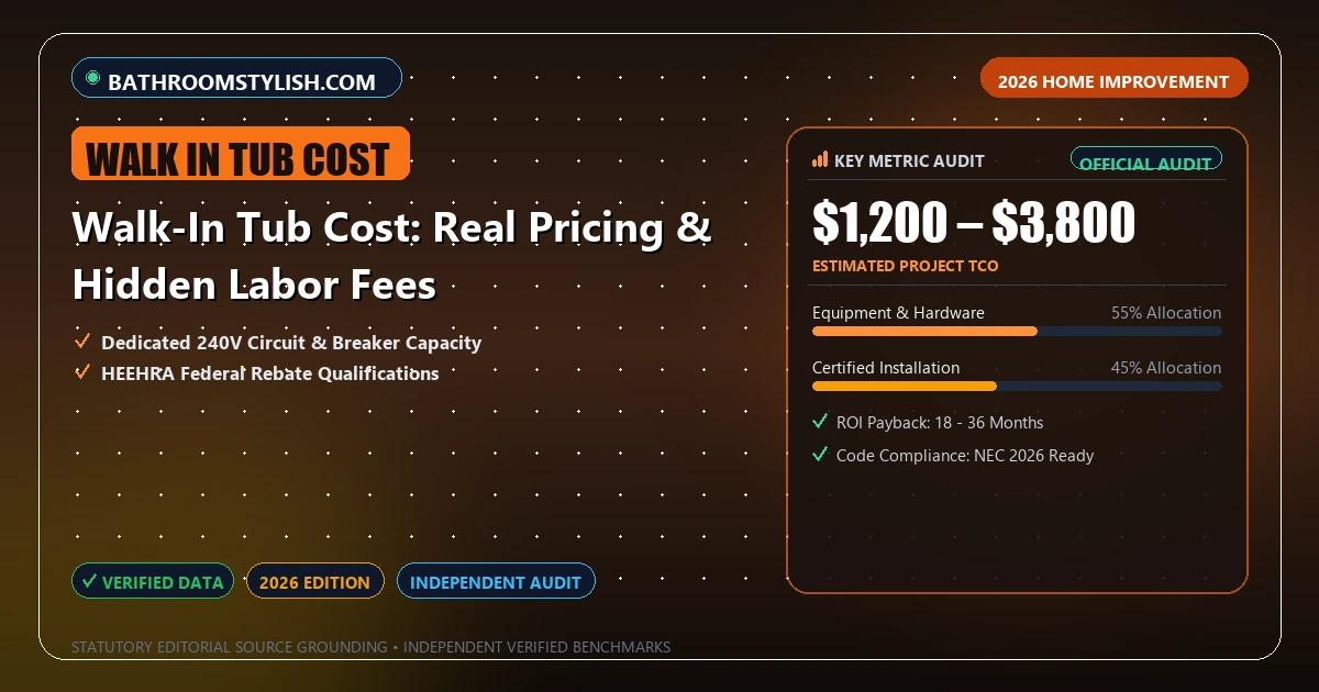 Walk-In Tub Cost: Real Pricing & Hidden Labor Fees - Analytical Guide and Verified Benchmarks (walk in tub cost)